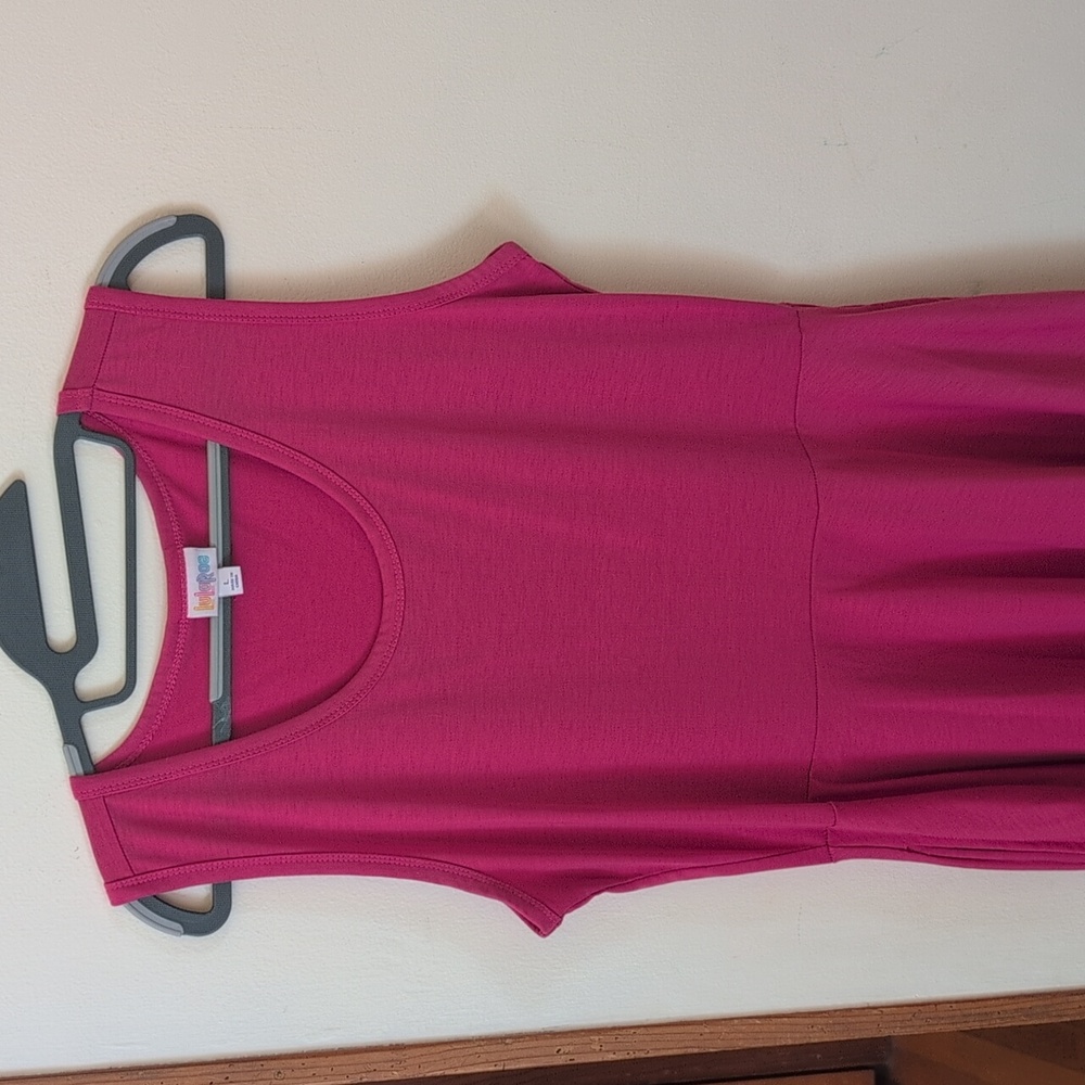 LuLaRoe Vibrant Pink Dress